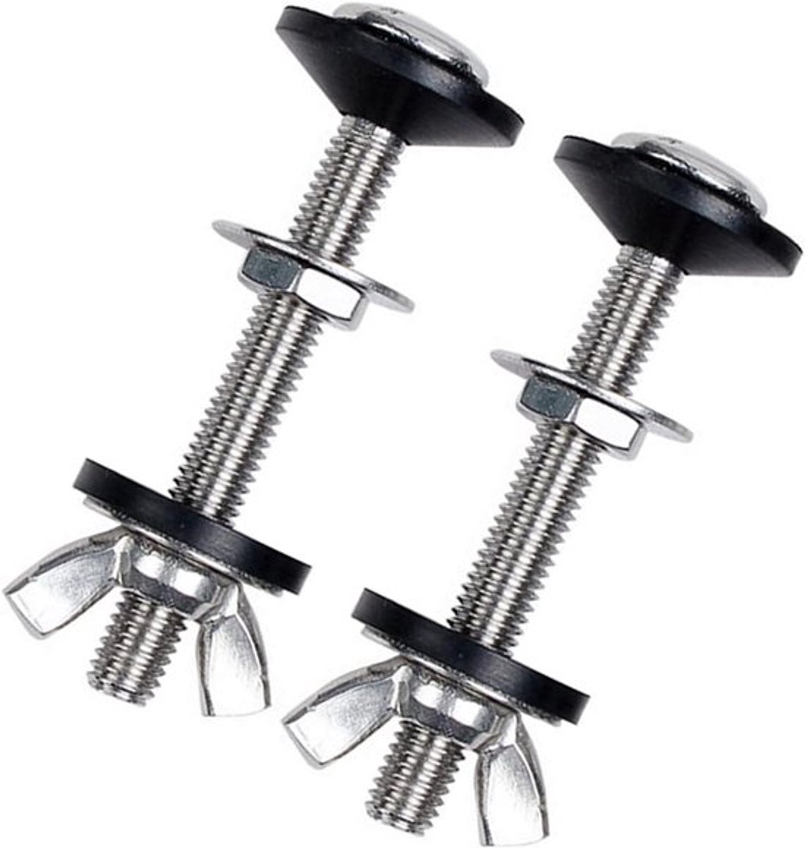 Toilet Pan Bevestiging Fitting - Rvs Stortbak Bouten - Fittingen Toilet Seal Set - Bout Door Kit - Stortbak Bevestiging Sluiting - Koppeling Kit voor Aansluiten Toilet Cisterne Pan