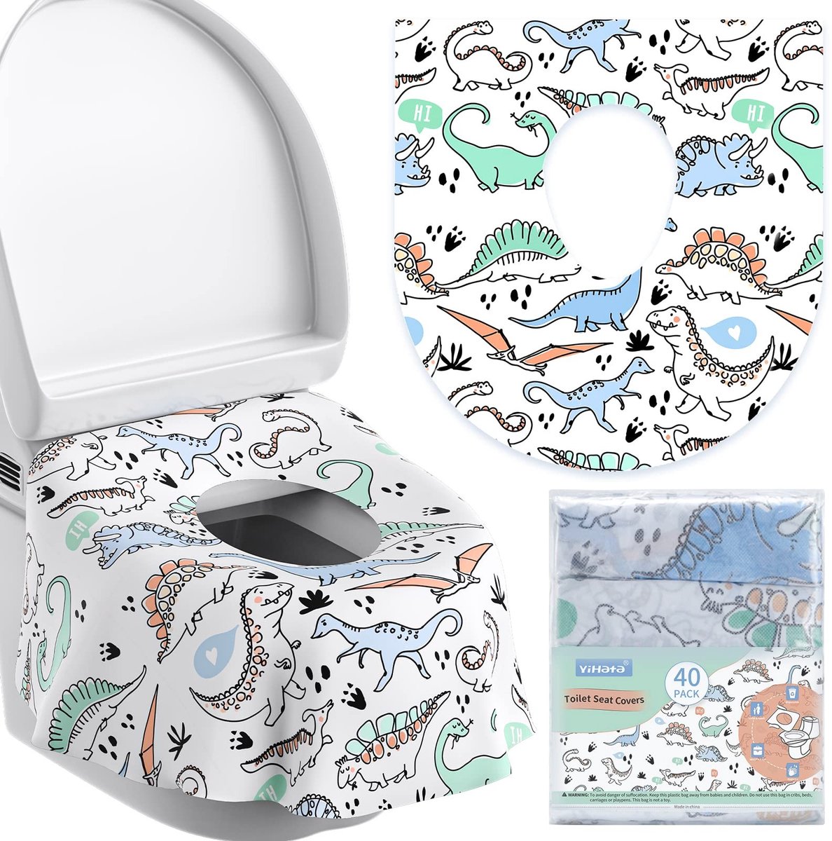 Solidchoice - Pack van 40 Wegwerp Toiletpads voor Hygiëne en Comfort