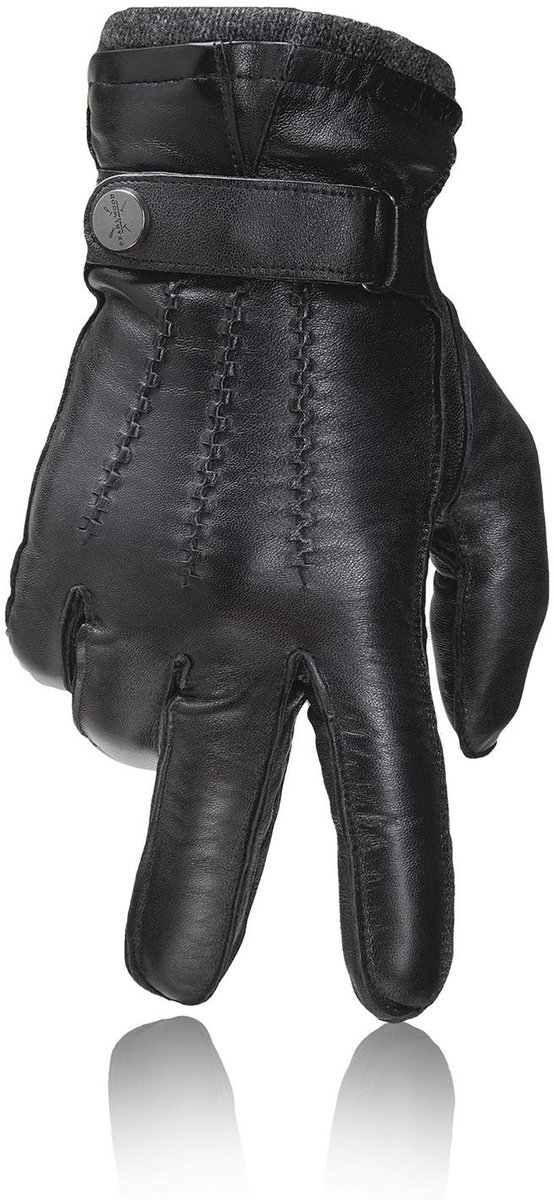 Solidchoice - Herenhandschoenen van Schapenleer met Wolvoering