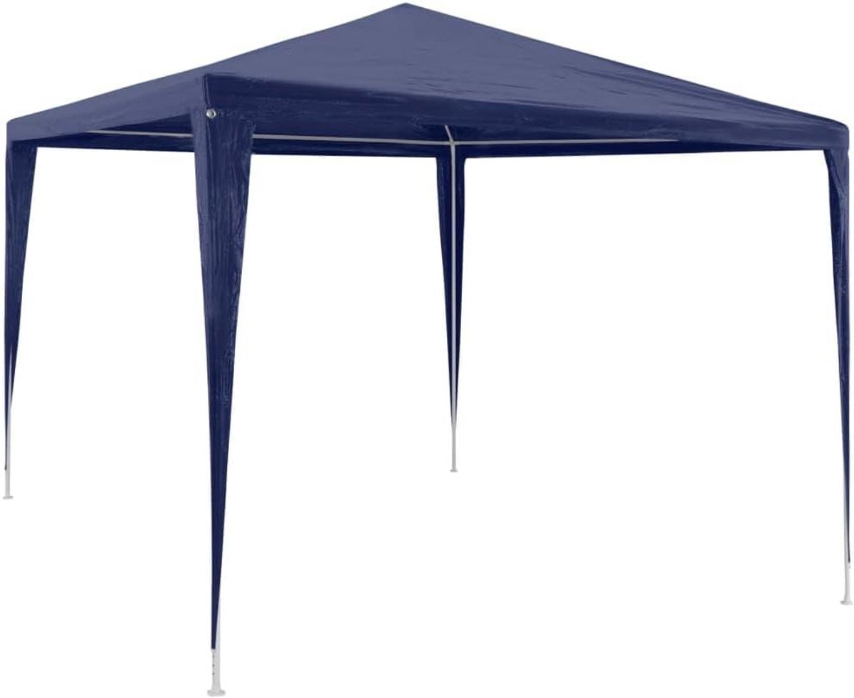Partytent - Tuinpaviljoen - Outdoor Feesten - Waterdicht Zeil - 3 x 3 m - Blauw