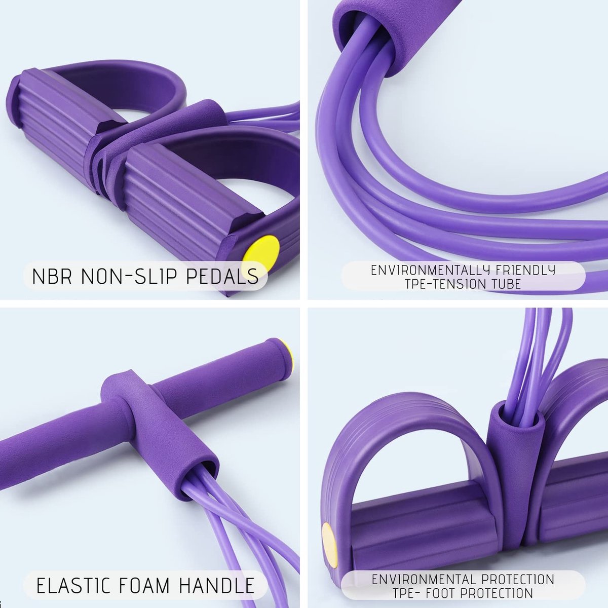 Solidchoice - Pedaalweerstandsband voor Fitness en Training — cadeau in Sport & Outdoor - foto 5