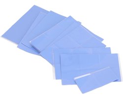 Thermal Cushion CPU, 50 Stcs Thermal Pad Thermacell Refill Pads CPU Thermal Pillow Silicone 30x30x0.5mm Insulation - ShopVlot