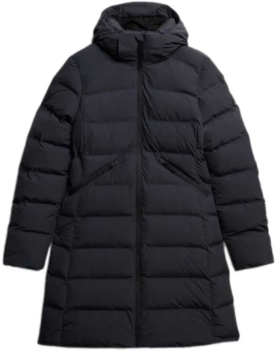 Superdry City Mid Gewatteerde Jas Dames Gewatteerde jassen Zwart