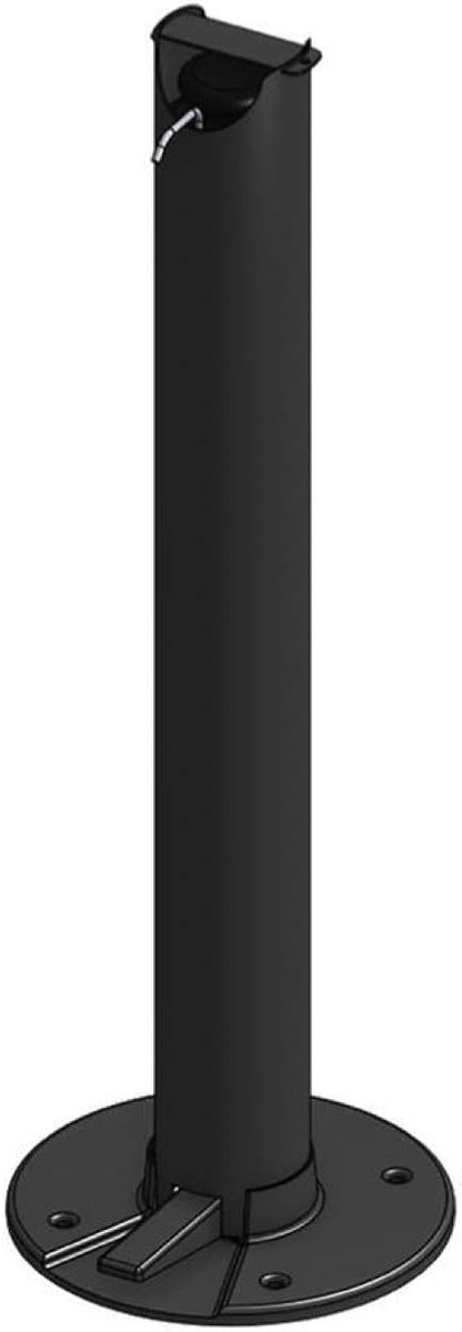 DISTRI-CONCEPT Black Edition Borne Totem Hydroalcoholic Gel Dispenser, Without Contact with Pedal - ShopVlot