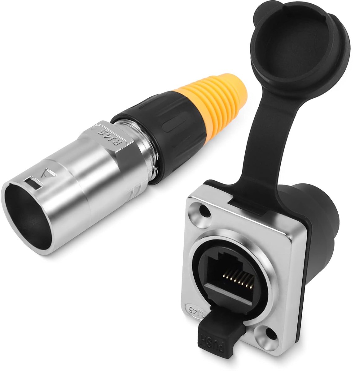 Waterdichte netwerkconnector Qianrenon Ip65 Cat6 Buitenadapter
