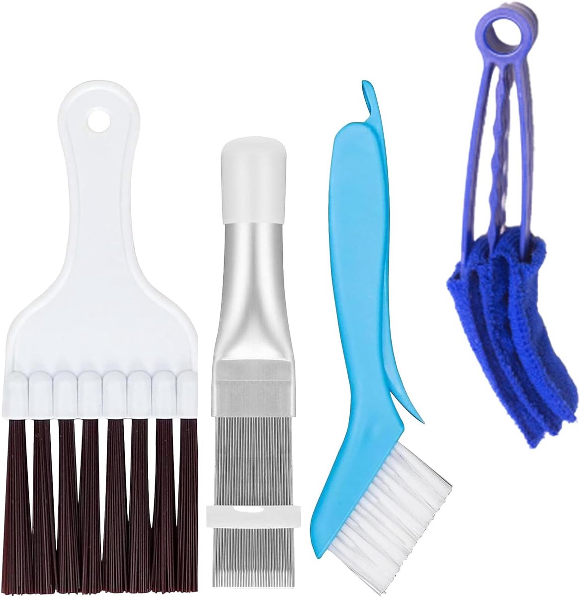 Lamella Comb, Pack of 4, Capacitor Comb Dryer, Cleaning Brush, Air Conditioning for Cleaner, Cleaning Brush Fin - ShopVlot