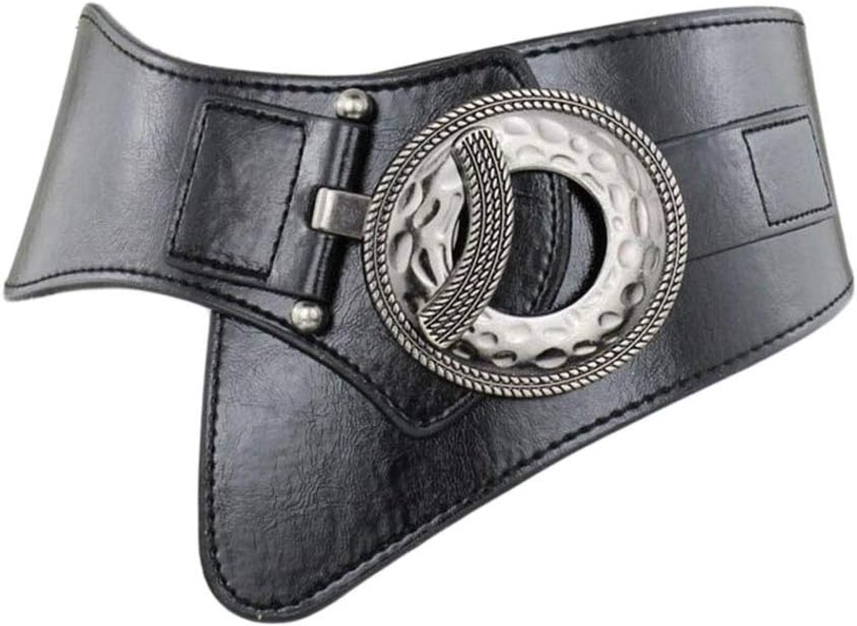 women's retro elastic widths belt stretchy band ladies dress decoration belt - ShopVlot