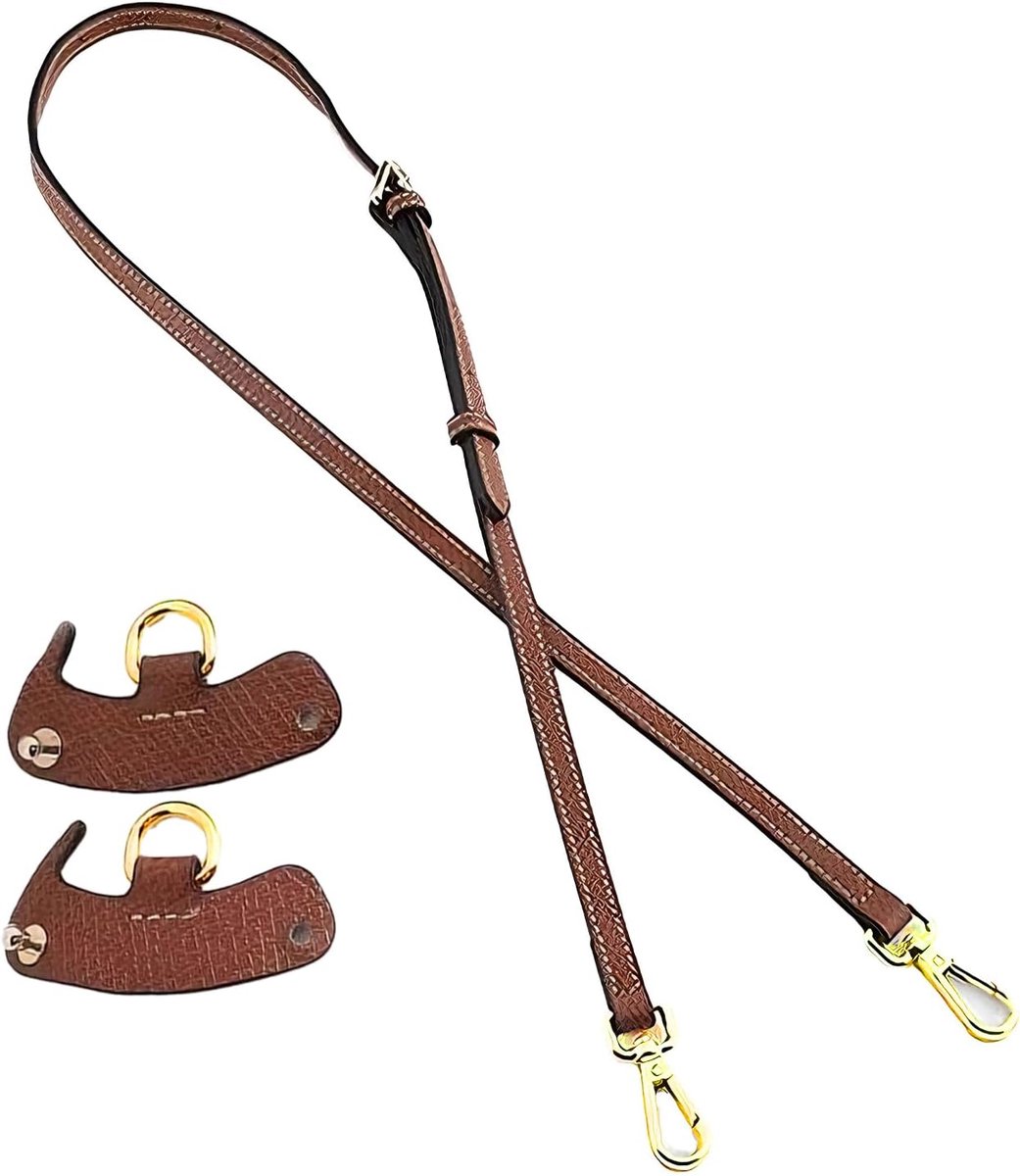 Verstelbare Leren Tasriem - Echte Bovine Leer - 95-116 cm - Comfortabel voor Schoudertassen - ShopVlot