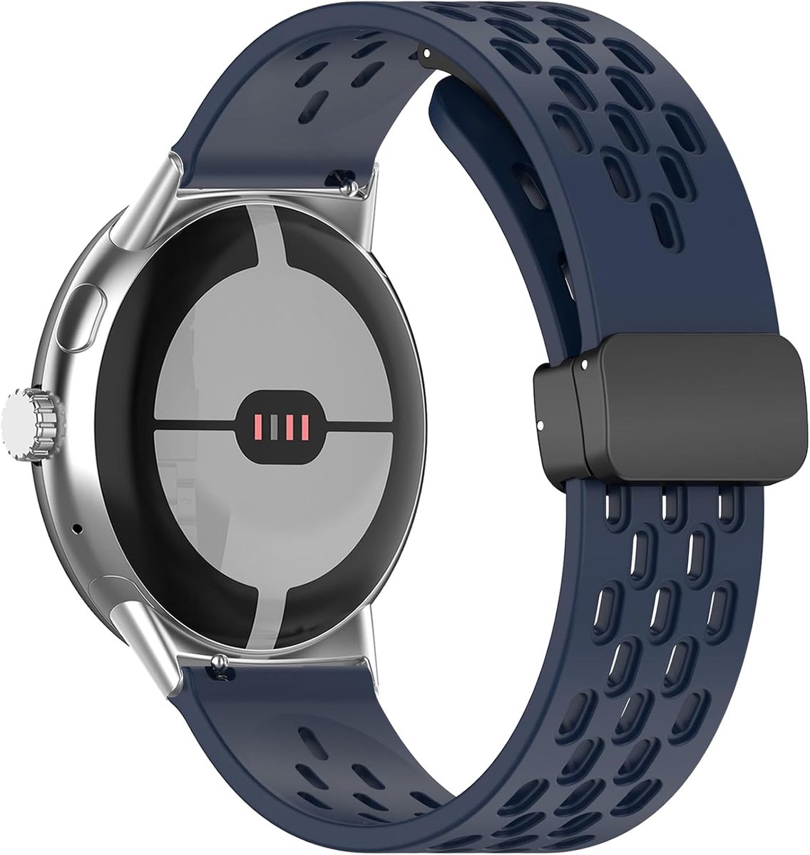 Silicone strap 45mm - sportband - magnetische sluiting - comfortabel tijdens het sporten - ShopVlot