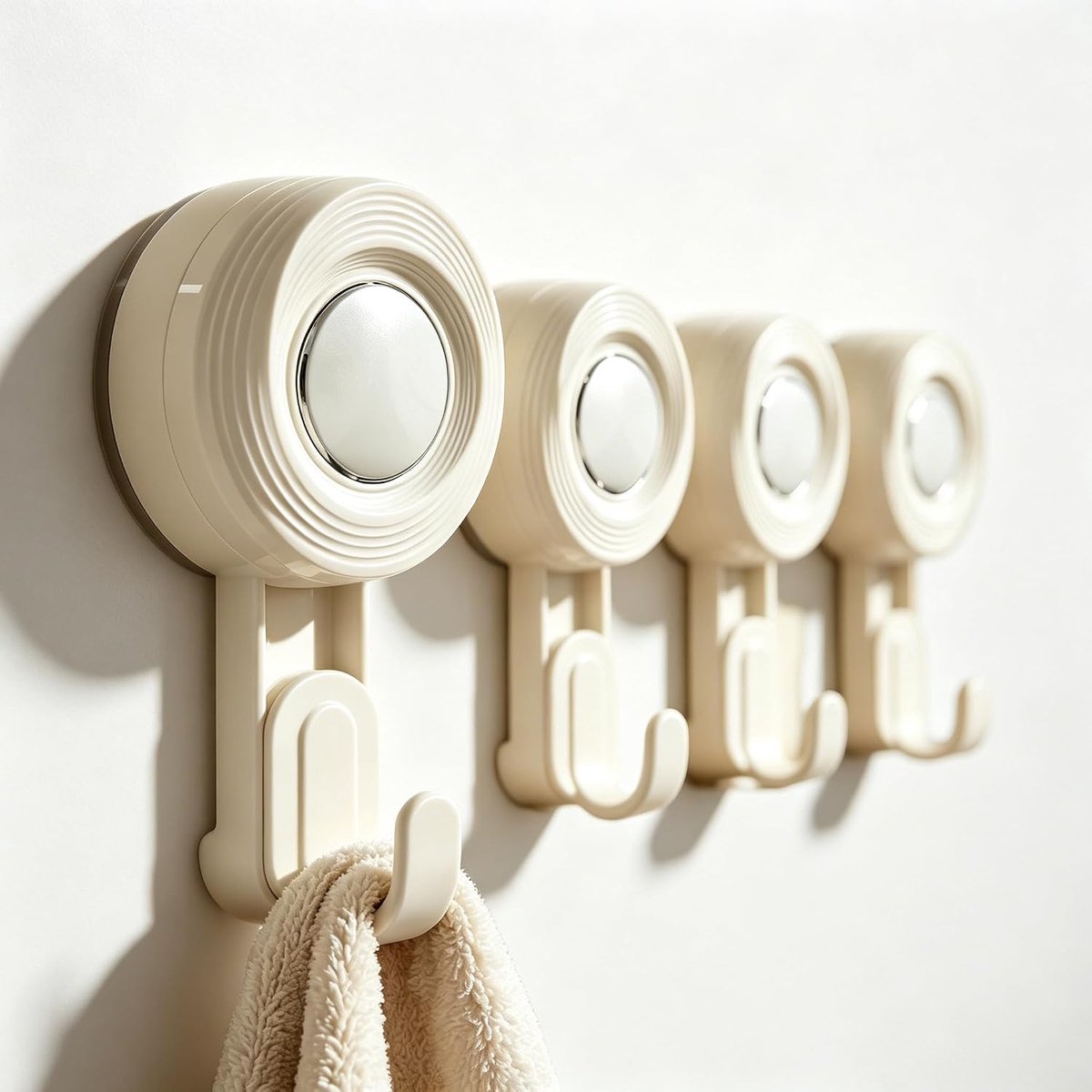 Suction Cup Haak 4 Stuks - Sterke Zuignappen - Geen Boren - Ideaal voor Badkamer - ShopVlot