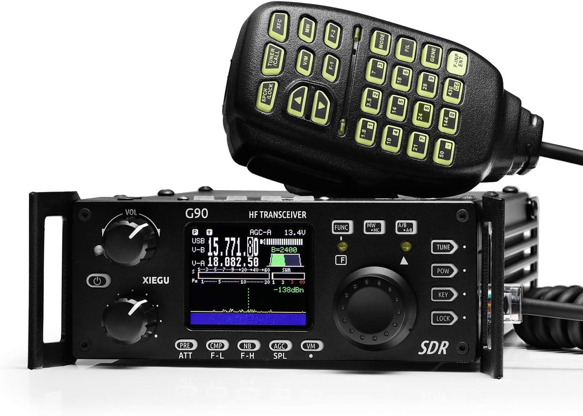 HF transceiver 20W - shortwave radio ontvanger - detachable control unit - ideaal voor amateur uitzendingen - ShopVlot