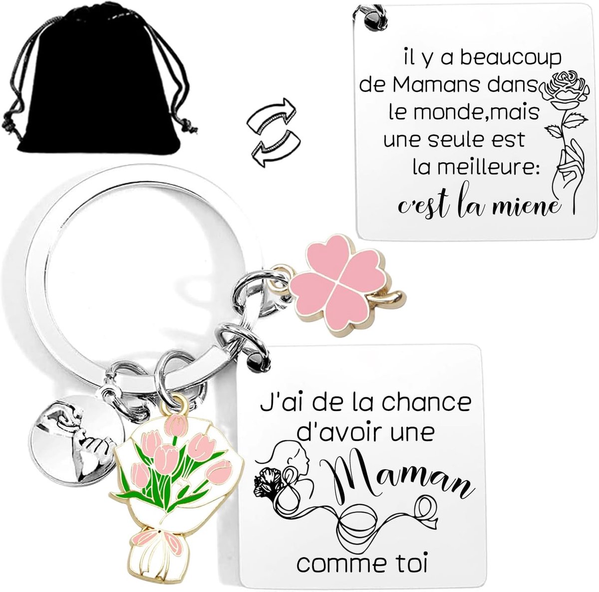 Cadeau voor Moederdag, cadeau voor mama, cadeau voor mama, cadeau voor mama, originele sleutelhanger voor mama - ShopVlot