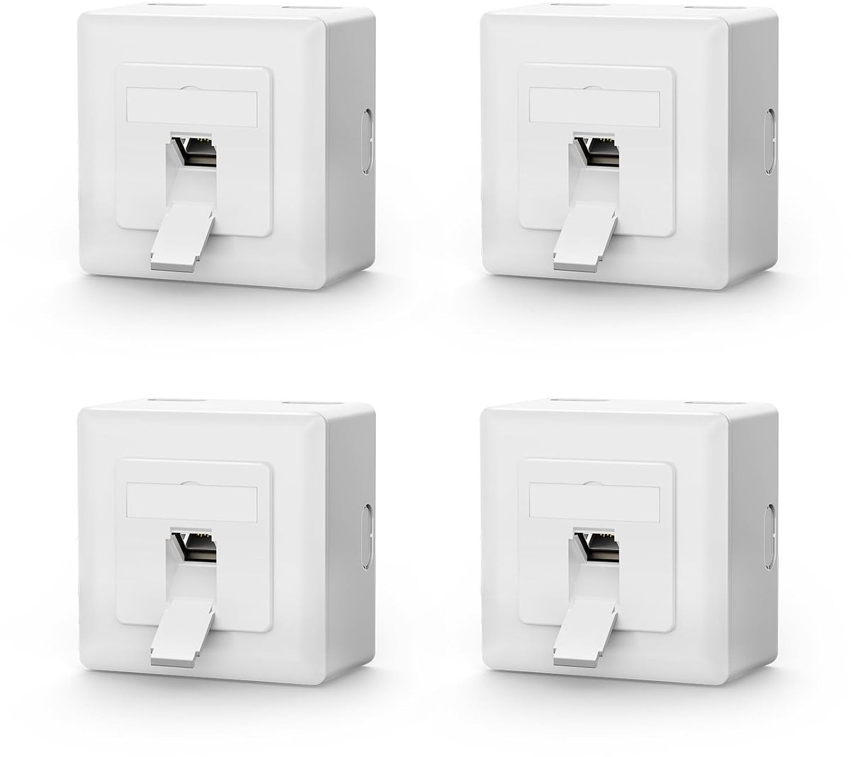 VCELINK 1-port network box CAT6A, LAN box surface mounted, shielded surface mounted box - ShopVlot