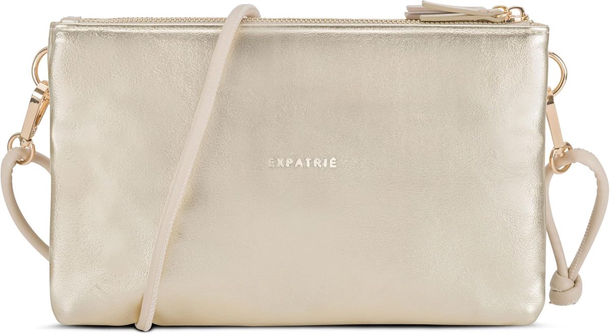 Schoudertas Dames - Emilie - Stijlvolle Clutch in Twee Kleuren - Verstelbare Schouderband - Ideaal voor Feestjes - ShopVlot
