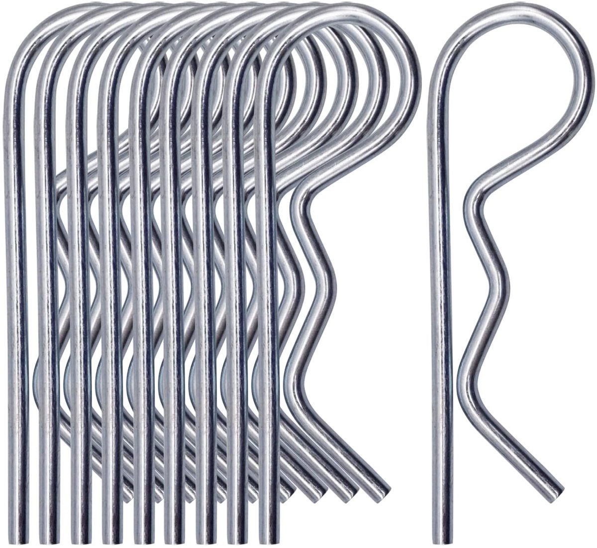 Veer-splitpennen 2 mm - Gegalvaniseerd staal - DIN 11024 standaard - Geschikt voor bevestigen - ShopVlot
