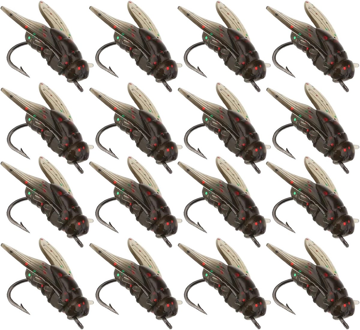 Vliegvissen Bait 50pcs - Bionische Vlieg Haken - 20mm Grootte - Geschikt voor Karper en Baars - ShopVlot