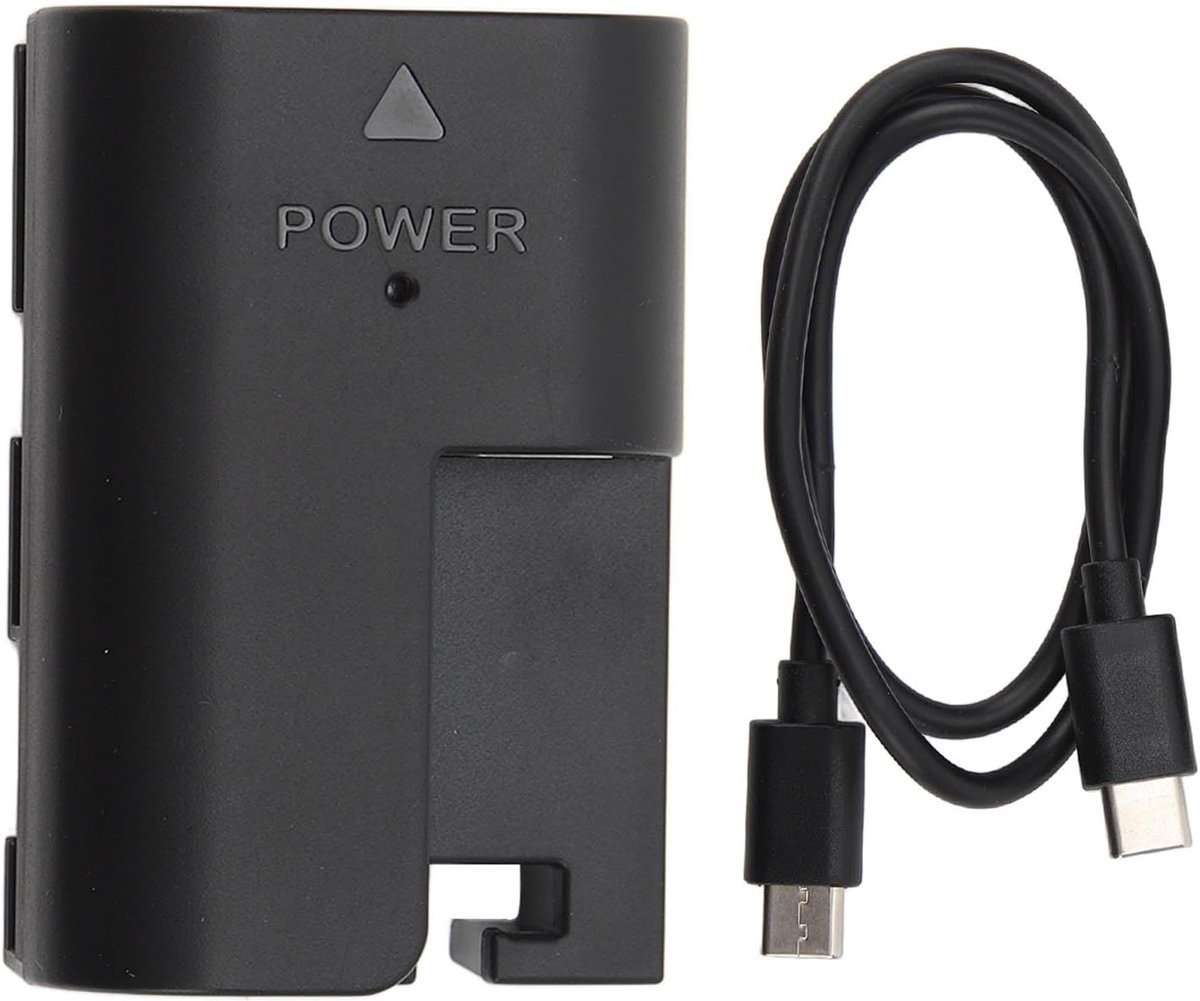 Dummy batterij LP-E6 - USB C analoge batterij - Voor 5D Mark IV, 6D Mark II, 7D Mark II - Ideaal voor langdurig filmen - ShopVlot