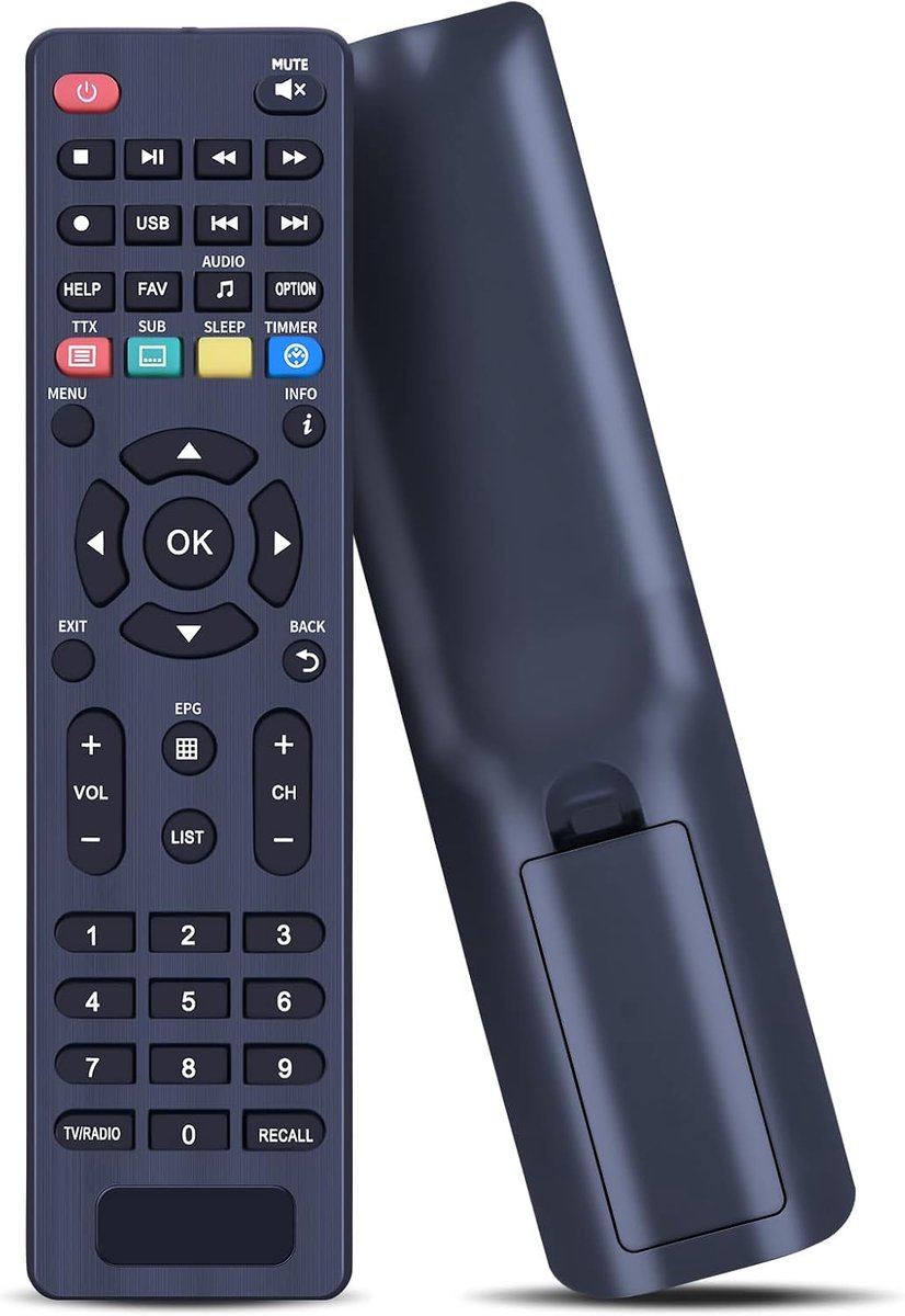 Vervangende afstandsbediening voor Telesysteem - compatibel met TS9018, TS9015, TS9016 - eenvoudig te gebruiken - ShopVlot