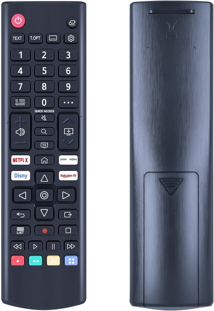 Vervangende afstandsbediening voor LG Full HD TV's - direct gebruiksklaar - geen programmeren nodig - ShopVlot