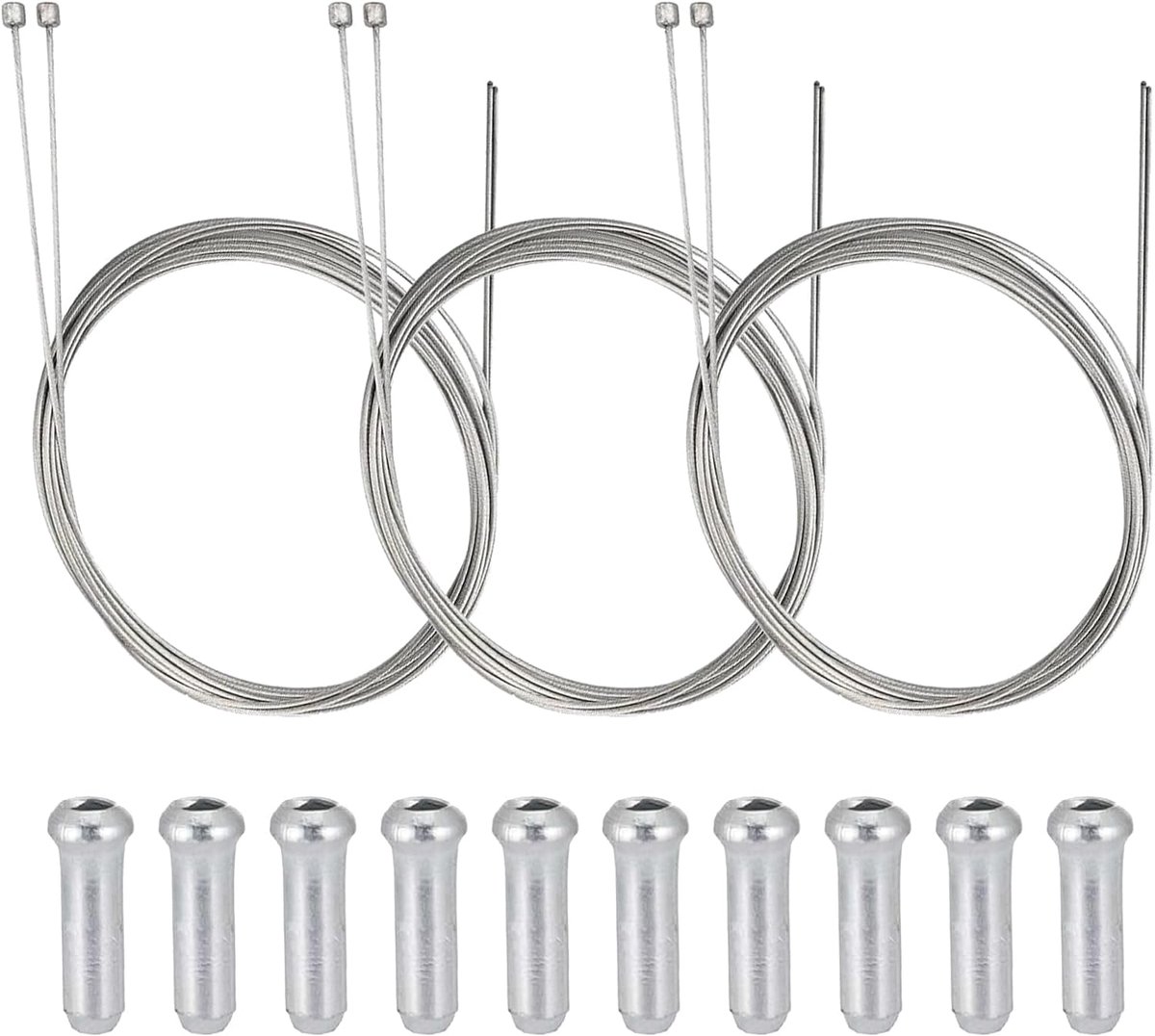 Fiets schakelkabel set 6 stuks - universeel - 2 meter lengte - betere prestaties voor je fiets - ShopVlot