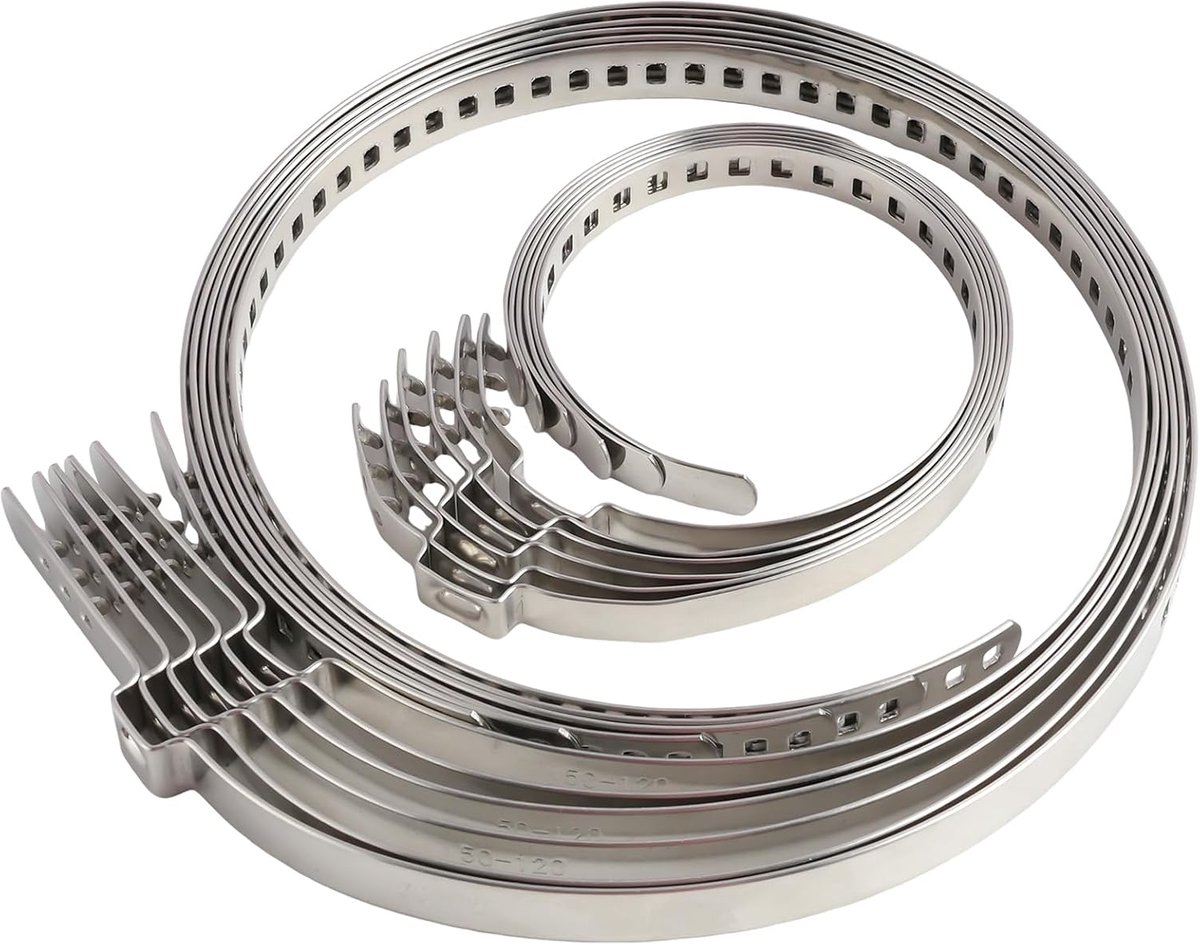 12pcs CV Shaft Cuffs, 25-50mm and 50-120mm Drive Shaft Cuff, Hose Clamps, Stainless Steel Shaft Cuff, Drive Shaft - ShopVlot