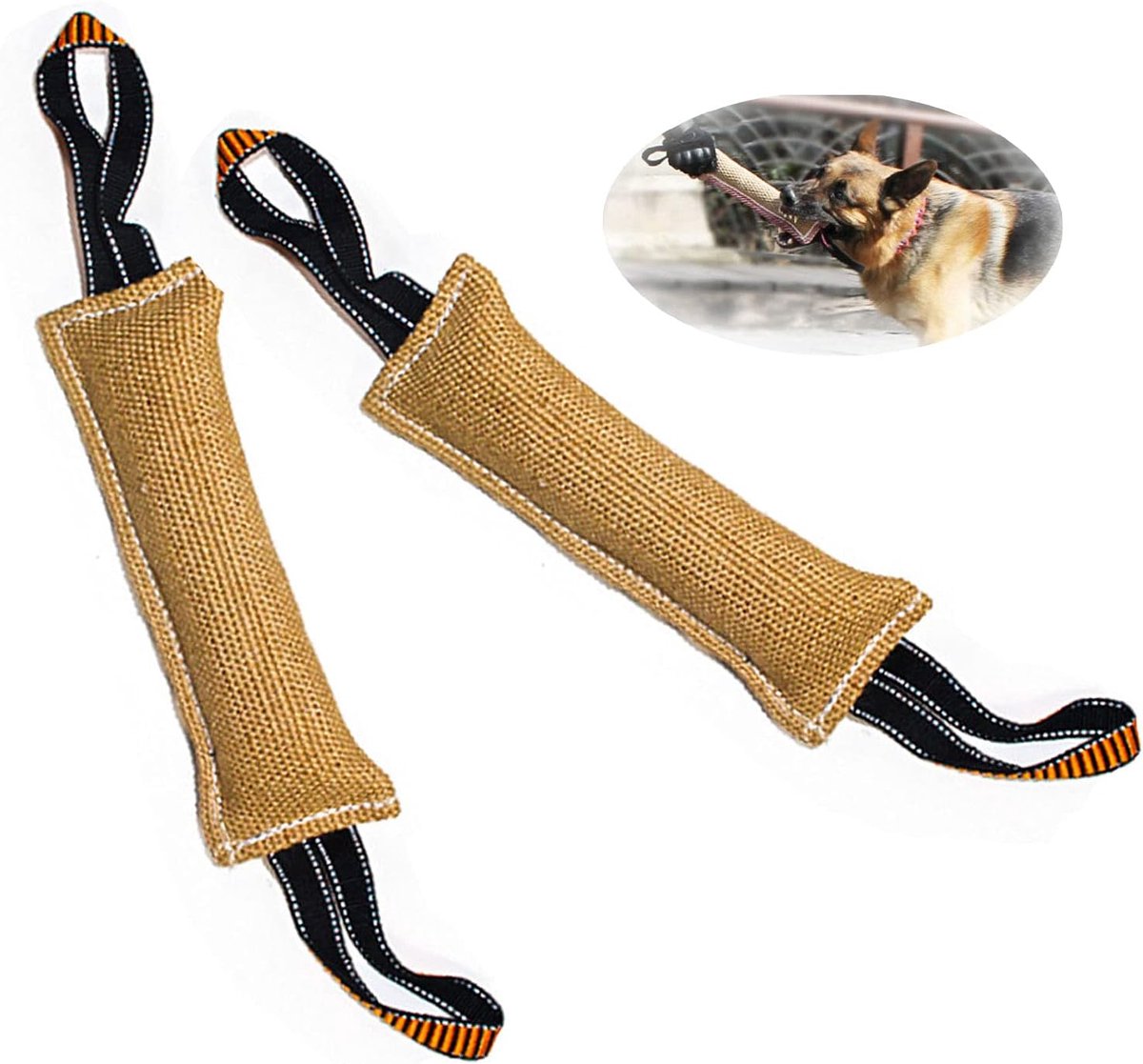 Tug of War Training Equipment for Dogs, Bite Training Toy for Medium Dogs, Bite Pillow, Pack of 2 - ShopVlot
