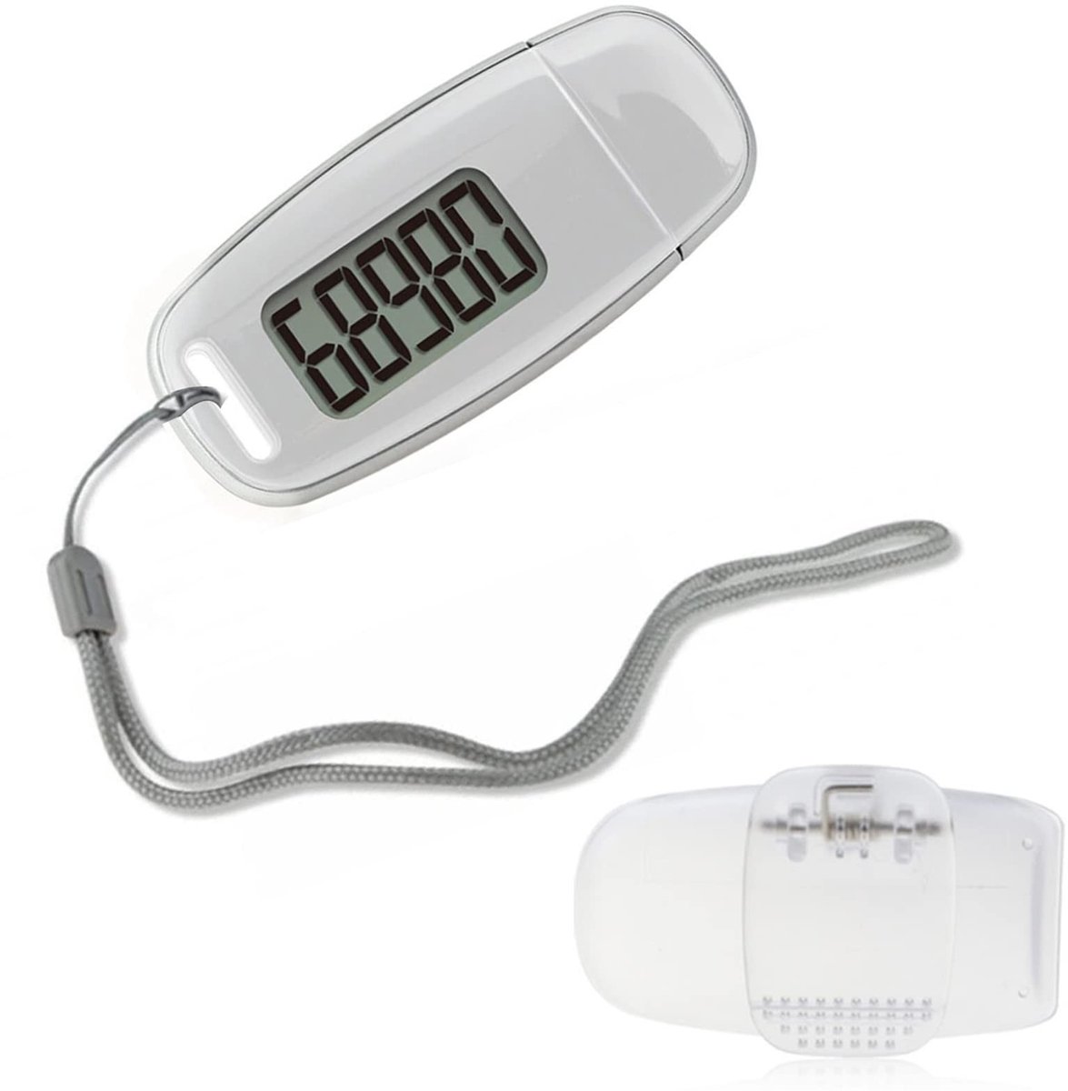 Solidchoice - 3D Stappenteller met Clip en Lanyard