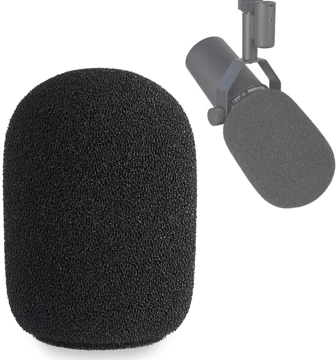 Solidchoice - Microfoon Popfilter van Schuim voor Verbeterde Geluidskwaliteit