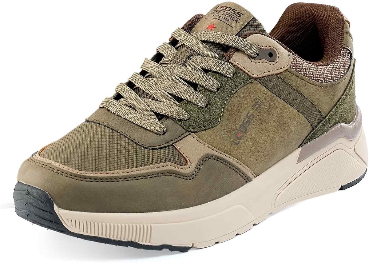 Hiking schoenen heren - leer - vetersluiting - perfect voor buitenactiviteiten - ShopVlot