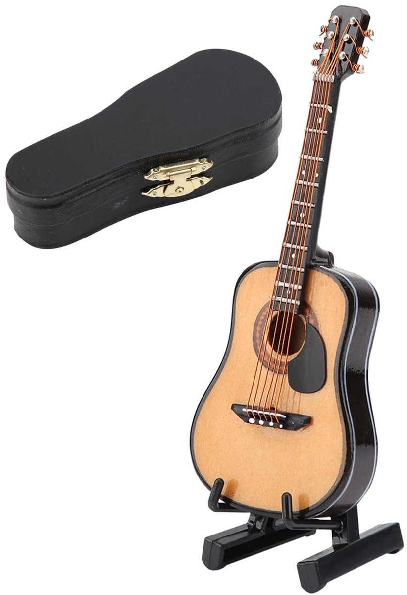 Solidchoice - Mini Akoestische Gitaar als Bureau Decoratie