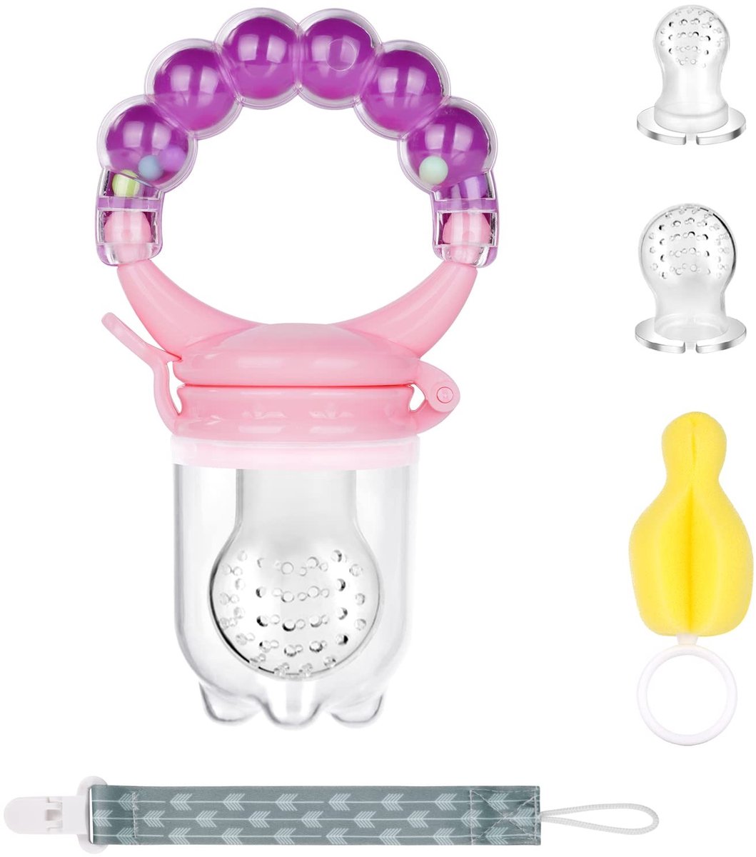 Solidchoice - Silicone Baby Voedingsspeen - Inclusief Nibbles en Melkketting