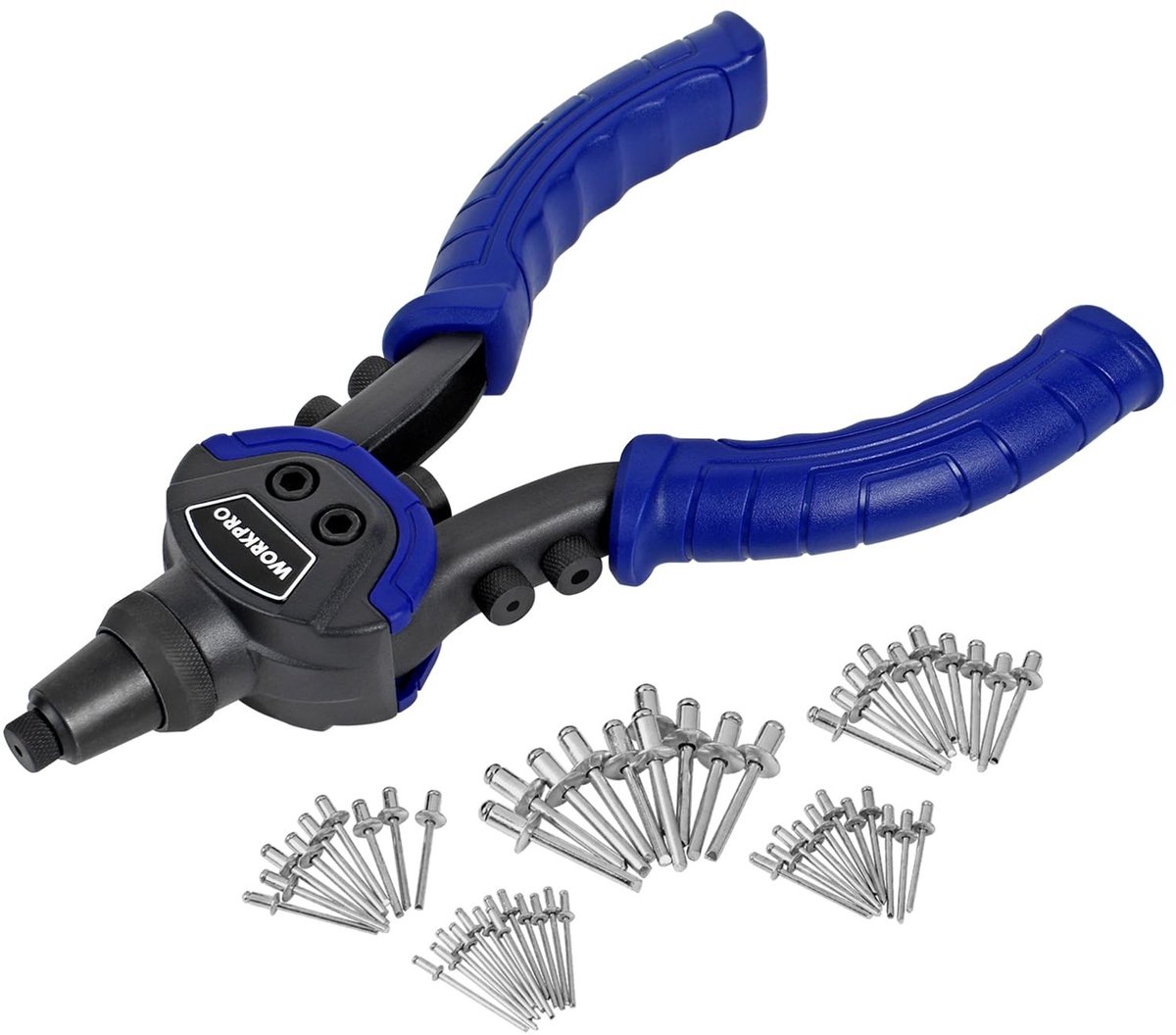 Solidchoice - 5-in-1 Nietpistool Set met 100 Nietjes