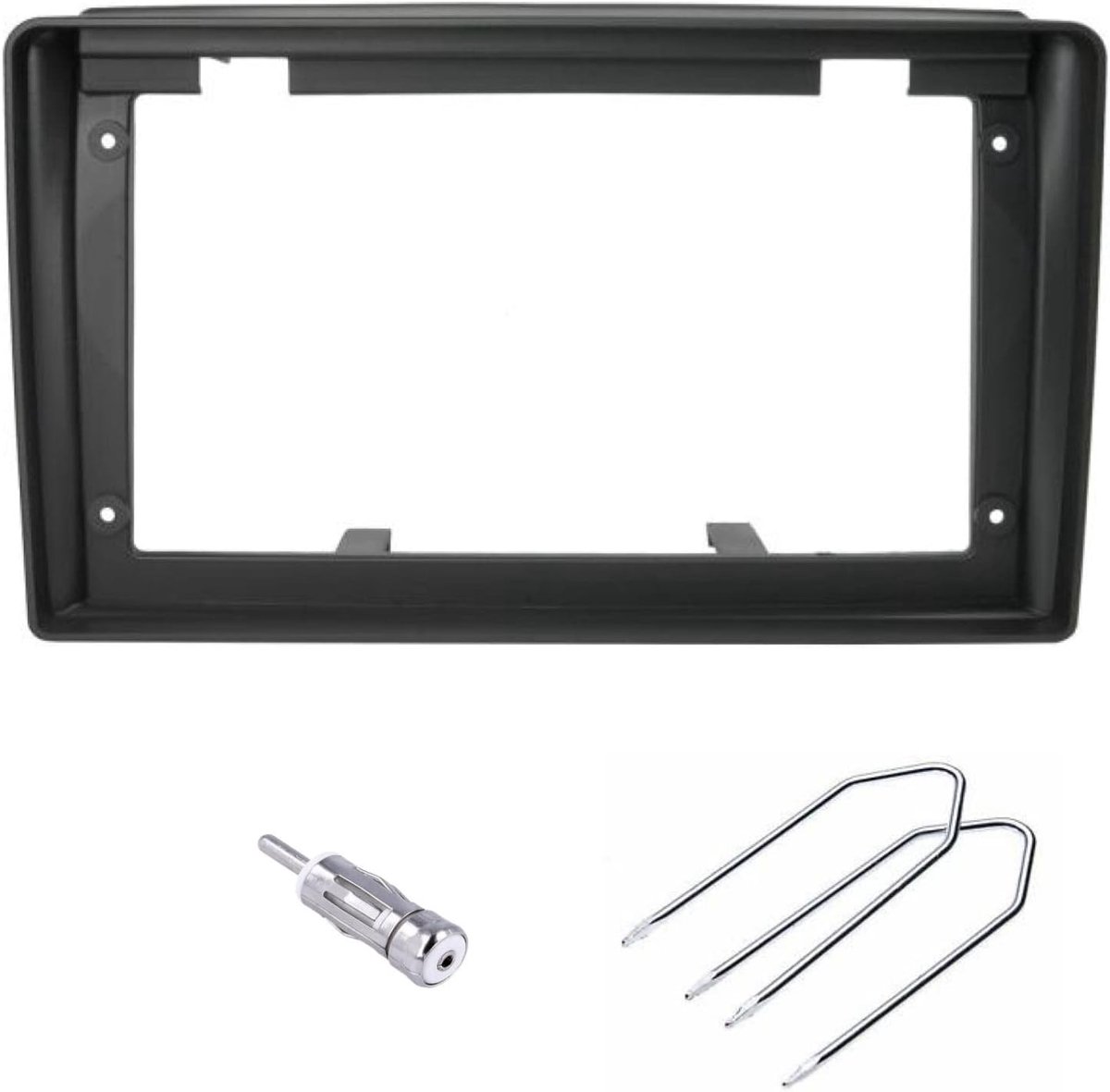 Radio panel kit 9 inch - zwart - montagemateriaal - perfect voor Citroen Jumper, Peugeot Boxer en Fiat Ducato - ShopVlot