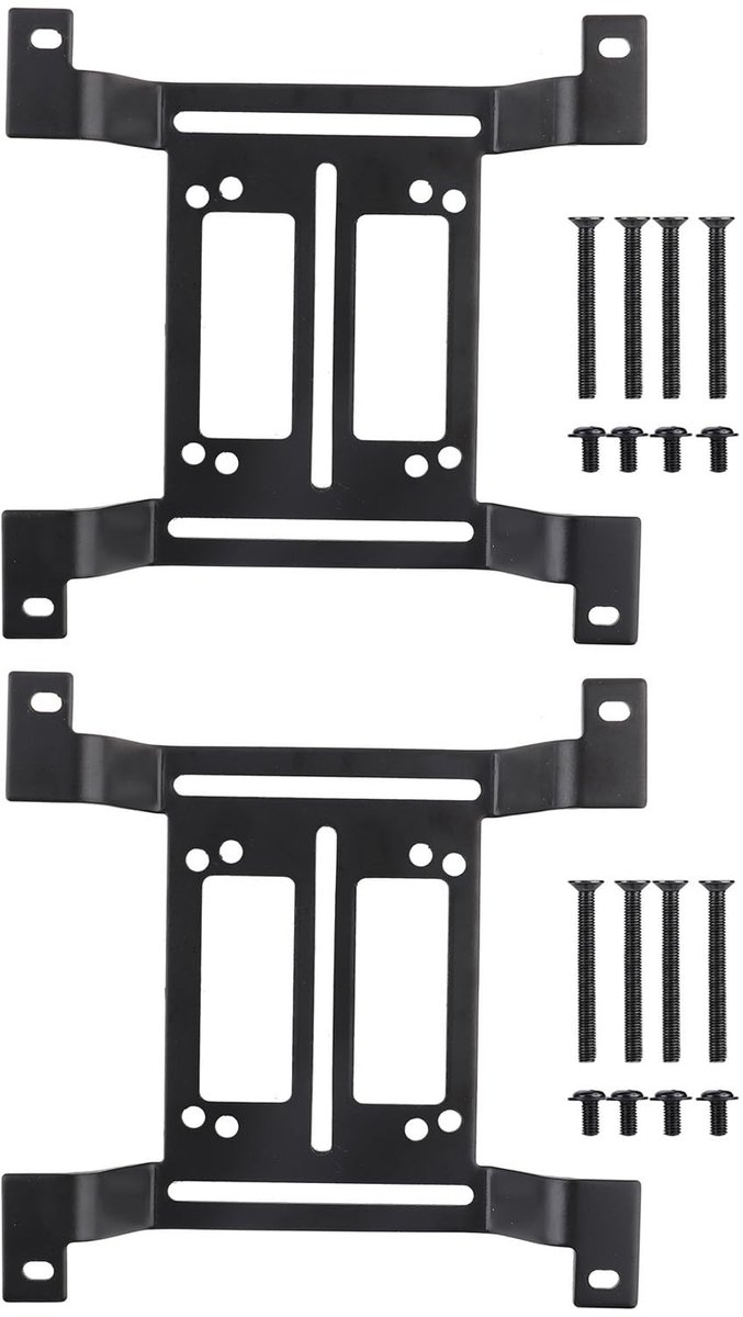 Solidchoice - 2 Stuks Waterkoeling Radiator Metalen Beugels voor PC