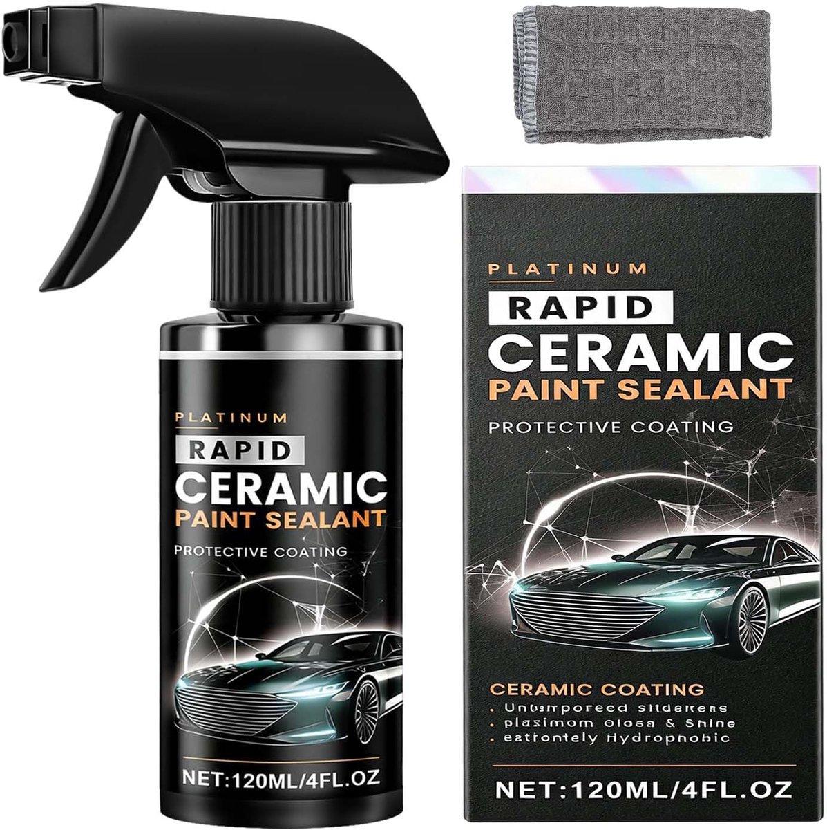 Keramische lakverzegeling spray - professionele bescherming - glans en diepte - water- en vuilafstotend - ShopVlot