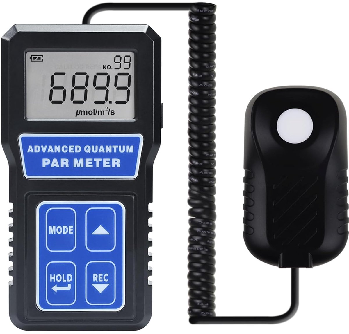 Per Meter Quantum Counter Light Meter 400-700nm Spectrum PPFD Meter With Data Registration of 100 Groups For Plants - ShopVlot