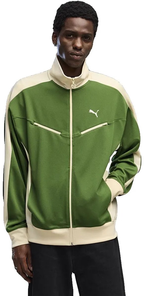 Puma Select T7 Relaxed Retro Trainingsjack Groen M Man