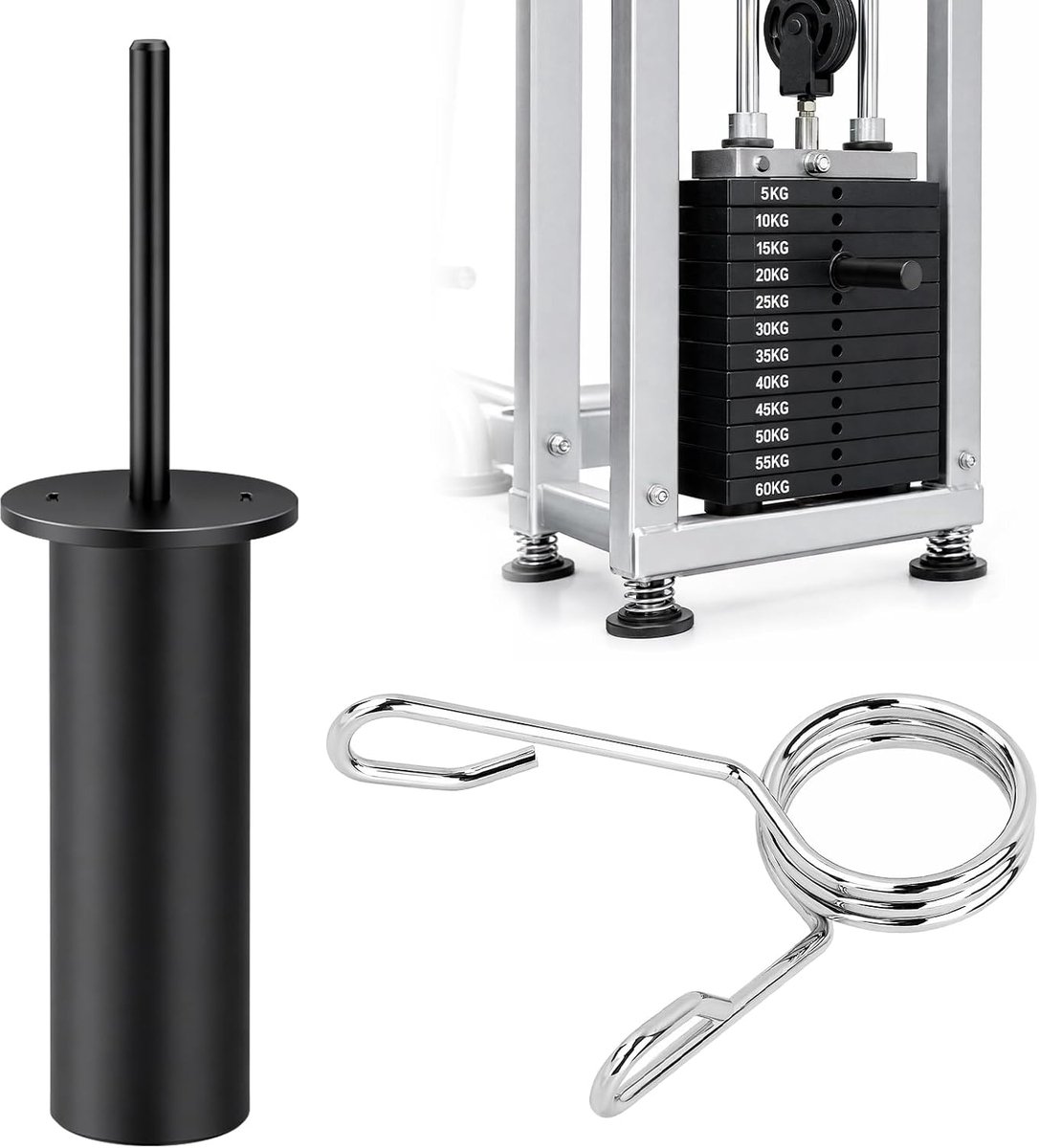 Gymnastiekpenverlenging 110 mm - staal - versterkte laadstang - perfect voor intensieve training - ShopVlot