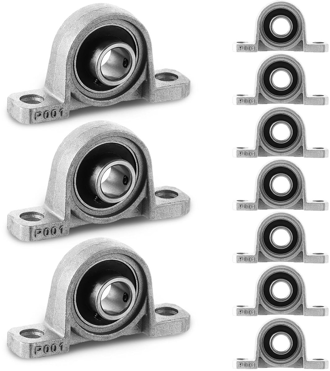Kogellagers 12mm - Zinklegering - Sterke draagkracht - Ideaal voor 3D-printers - ShopVlot