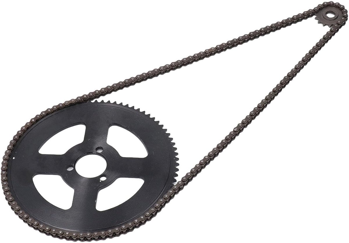Sprocket Set 25H Ketting - 15T Voorketting, 80T Achterketting - Staal - Geschikt voor DIY Mini Motorfiets - ShopVlot