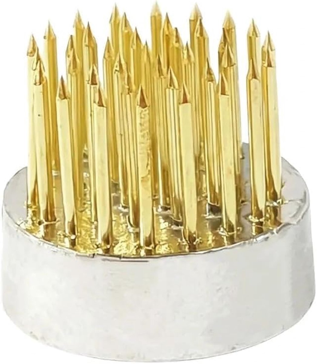 Ikebana bloemenhouder 23 mm - ronde bloemenegel - robuust roestvrij staal - herbruikbaar voor bloemstukken - ShopVlot