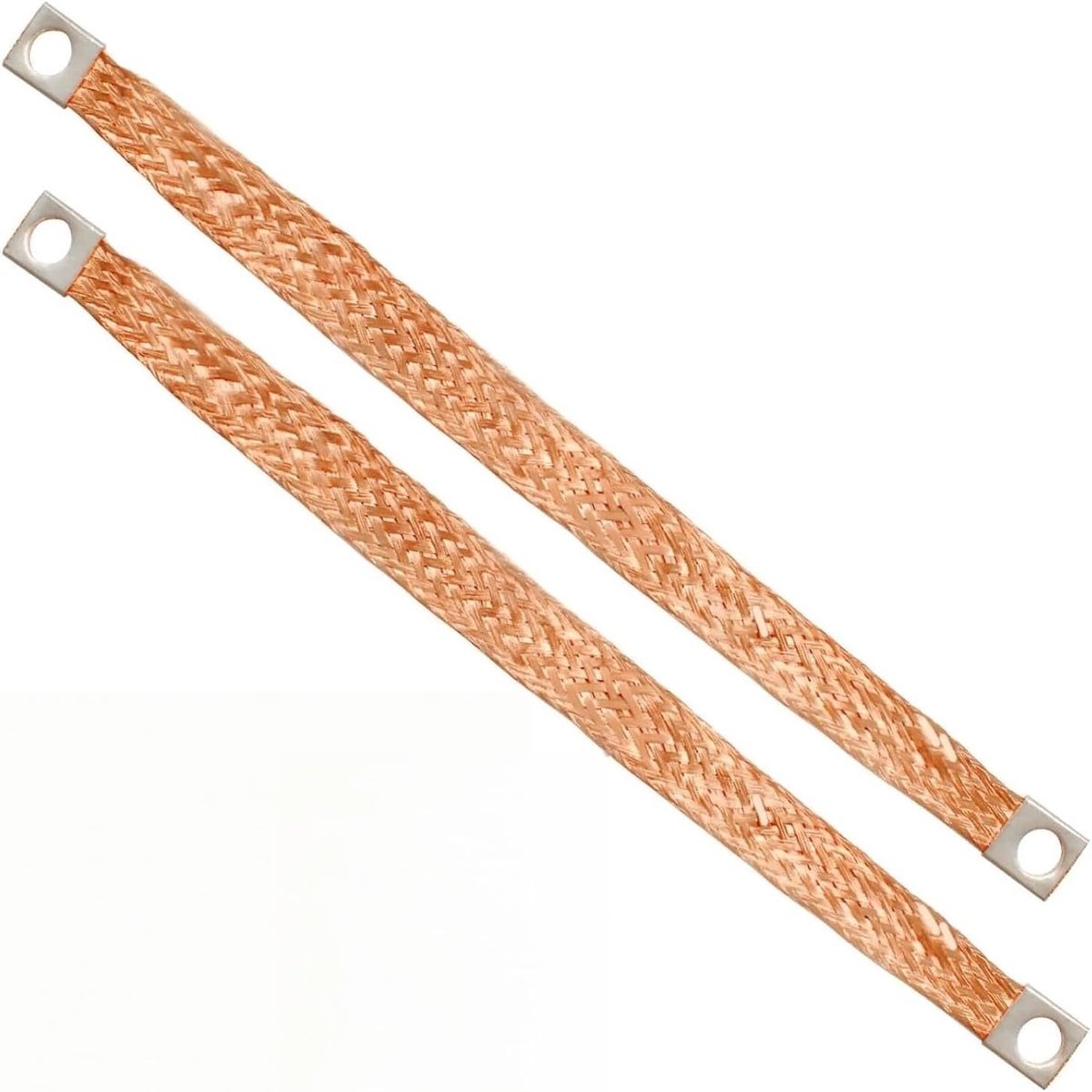 Massatape 250mm - Gevlochten koper - Tinned eindstukken - Perfect voor automotive toepassingen - ShopVlot