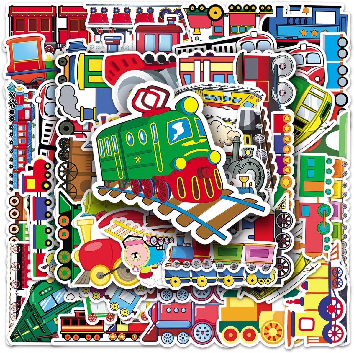 Autostickers 50 Stuks - Waterdichte PVC Vinyl - Hoge kwaliteit - Perfect voor kinderen en DIY decoratie - ShopVlot