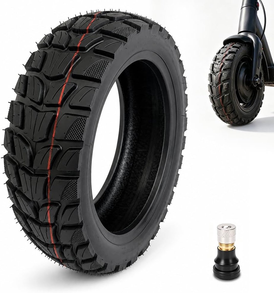 Scooterbanden 10x2,75-6,5 inch - tubeless - antislip - uitstekende grip op offroad terrein - ShopVlot