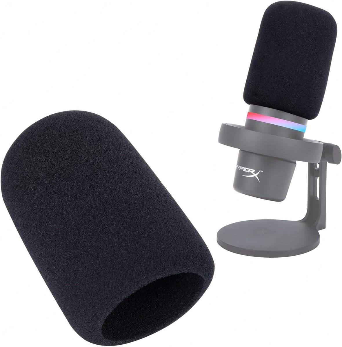 Popfilter voor microfoon - DuoCast foam - Geluiddempende bescherming - Verbeter opnamekwaliteit - ShopVlot