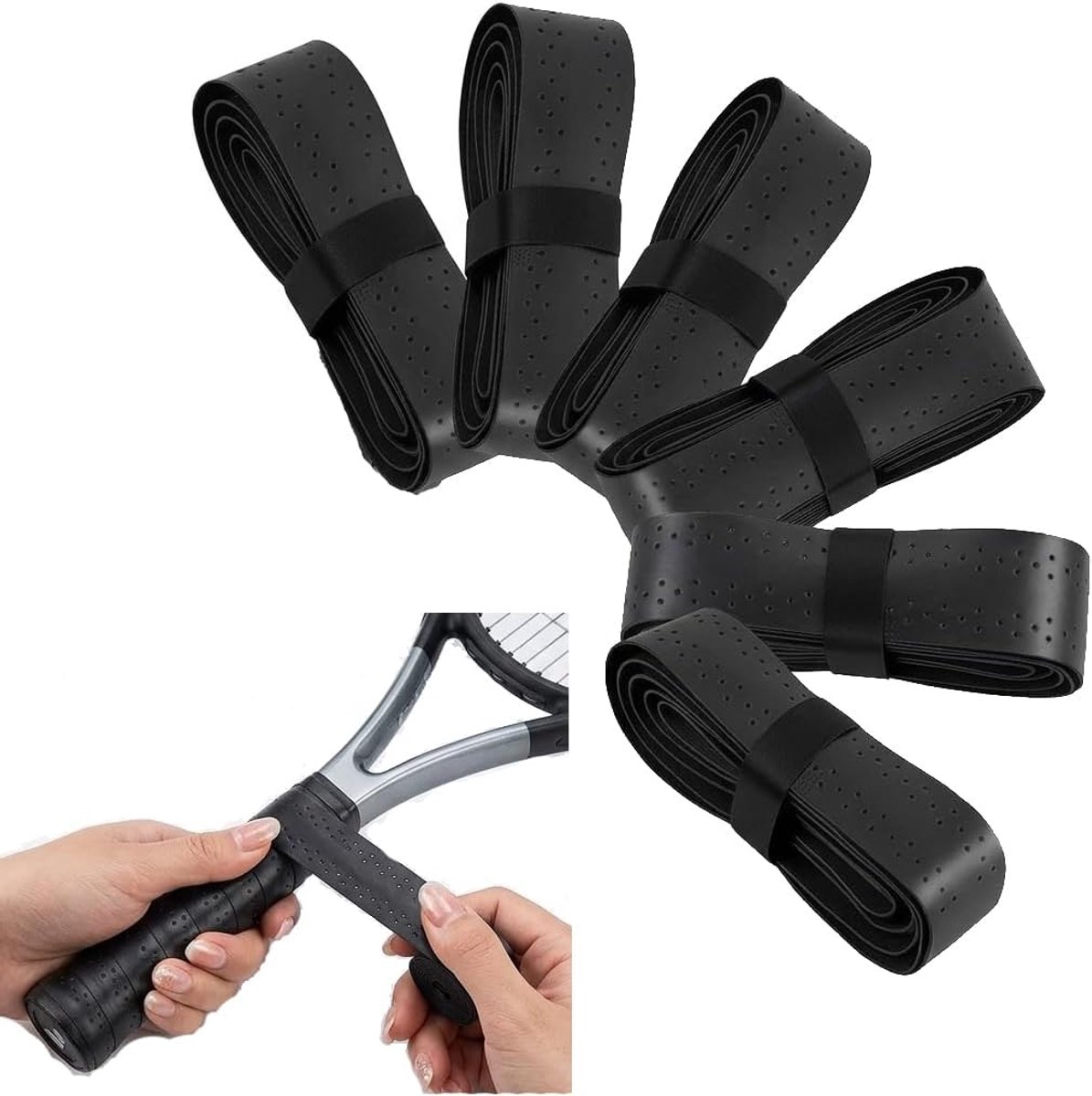 Badminton Racket Grip Tape - Zelfklevend - Anti-slip - Voorkomt slippen tijdens het spelen - ShopVlot