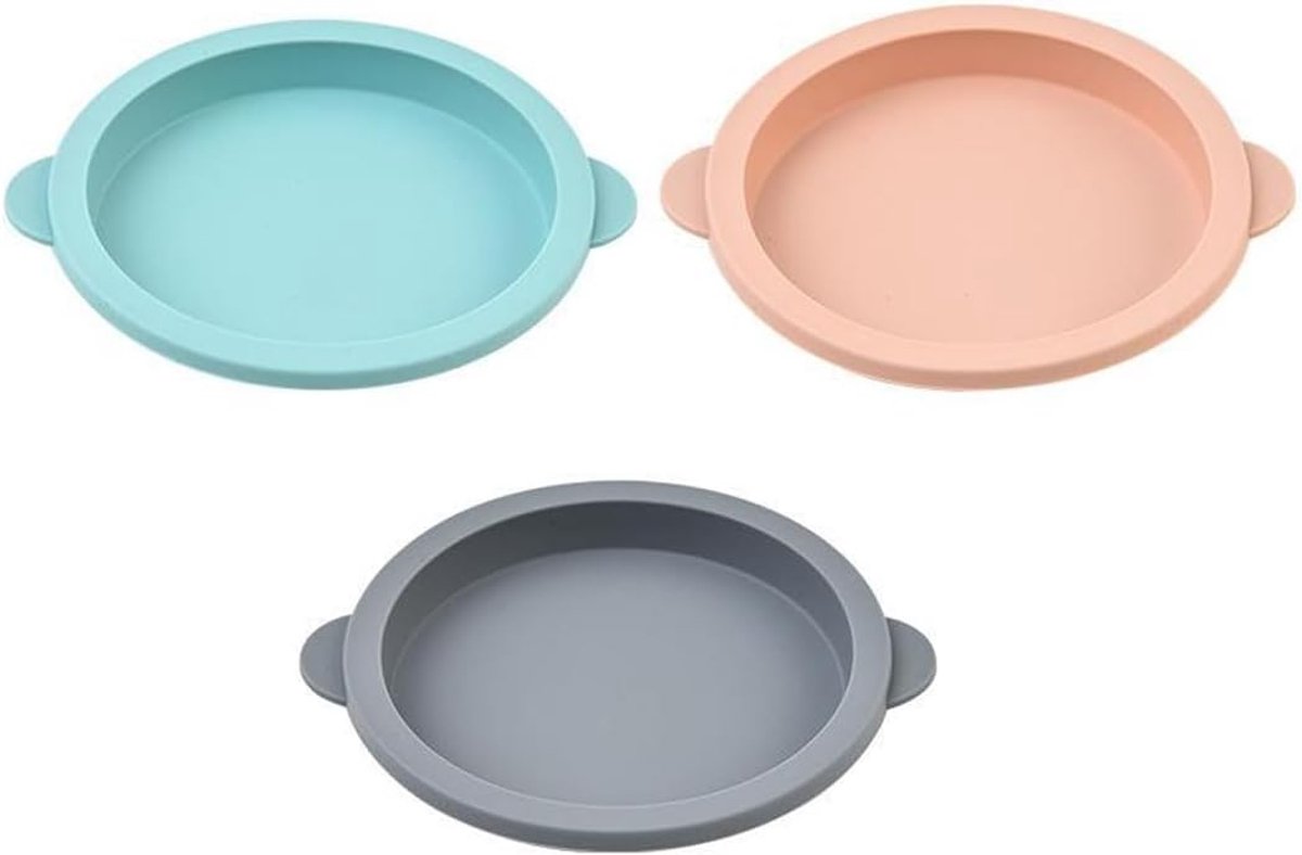Luchtfriteuse eiervorm 3 stuks - rond - anti-aanbaklaag - perfect voor pannenkoeken - ShopVlot