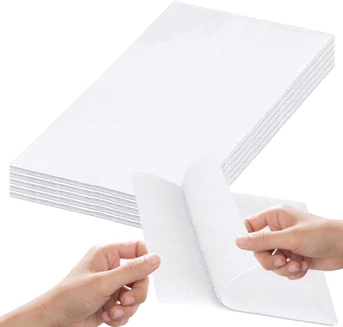 Dubbelzijdige tape 10cm x 20cm - sterke nylon stof - zelfklevend - ideaal voor organisatie - ShopVlot