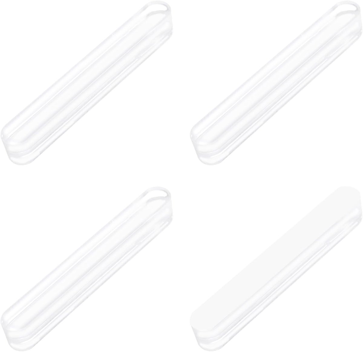Kastlade trekt 75 mm - doorzichtige acryl - zelfklevend - geschikt voor glazen deuren - ShopVlot