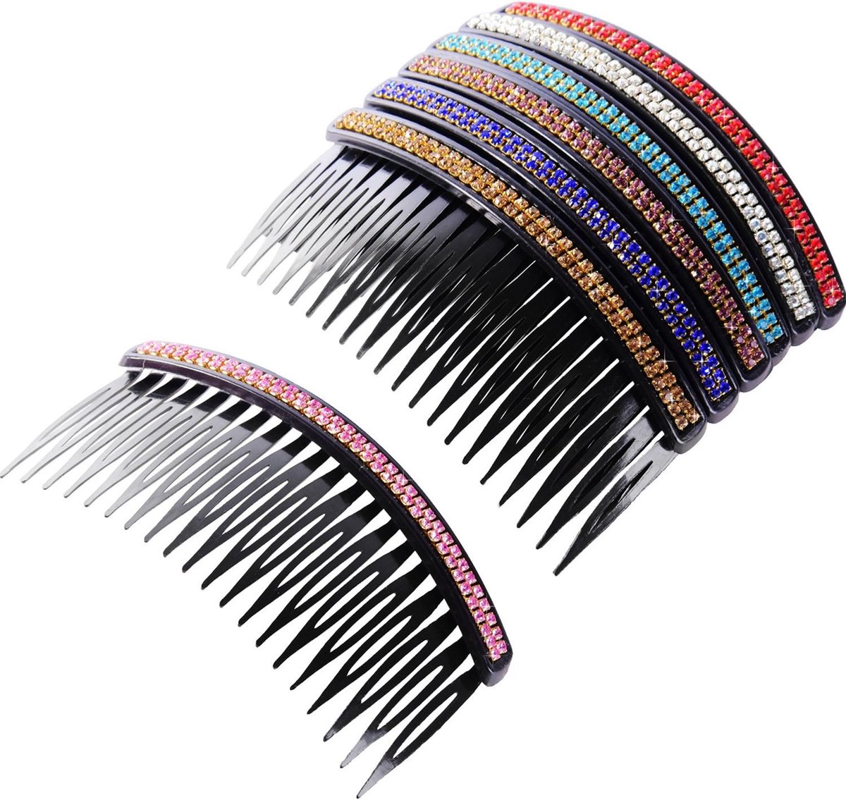 Haar kam met 20 tanden - Strass haar kamclip - Lichtgewicht en duurzaam - Perfect voor bruiloften - ShopVlot